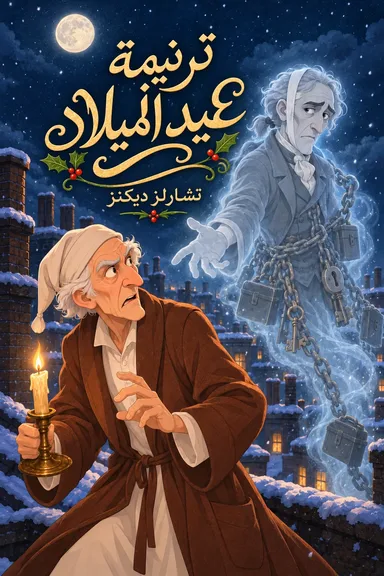 غلاف القصة المصوّرة «ترنيمة عيد الميلاد»