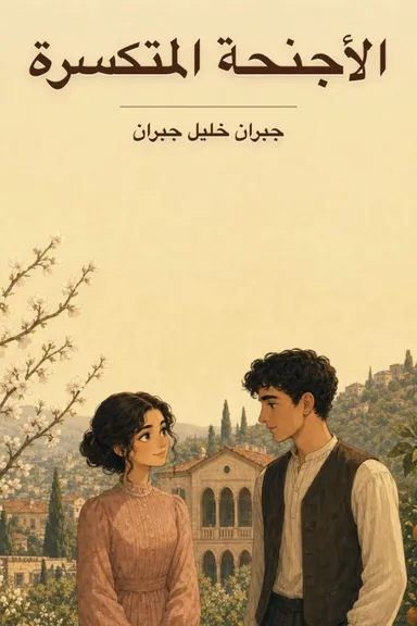 غلاف القصة المصوّرة «الأجنحة المتكسرة»