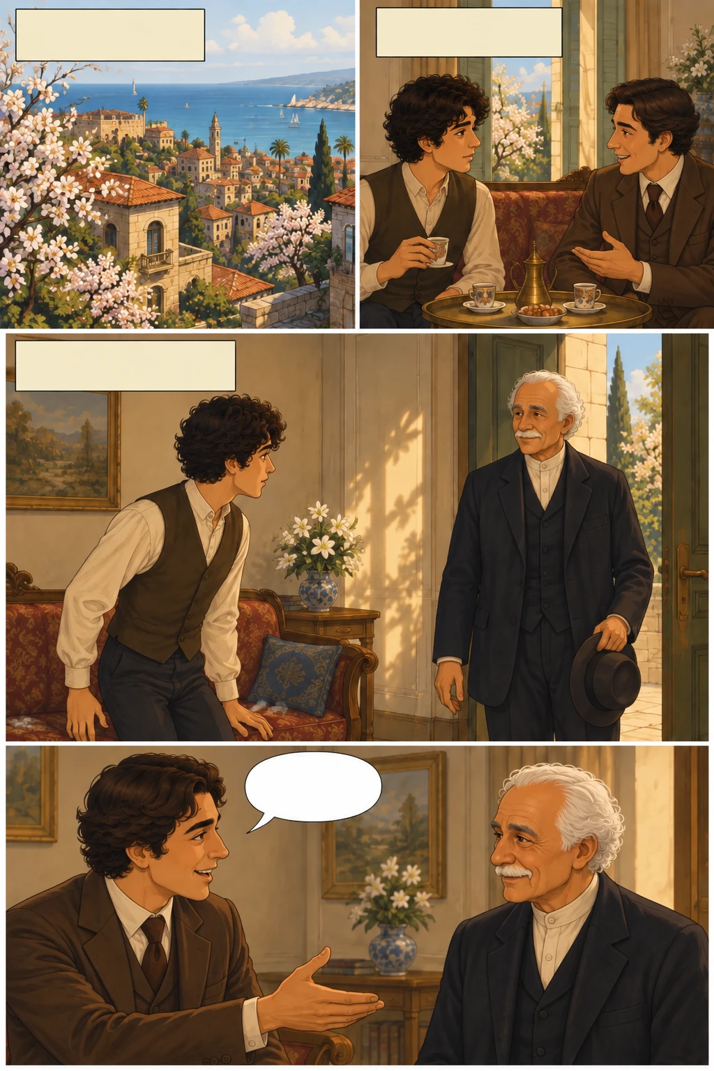 الأجنحة المتكسرة، صفحة مصورة 3: كنت في بيروت في ربيع تلك السنة المملوءة بالغرائب.