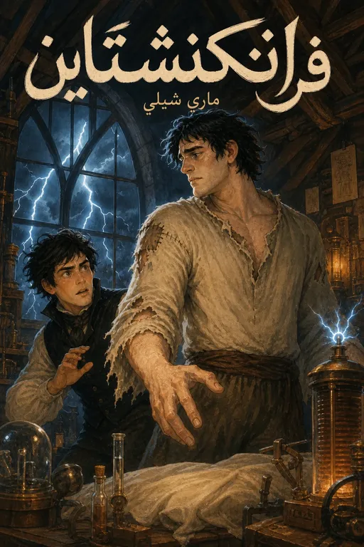 غلاف الطبعة المصورة من فرانكنشتاين
