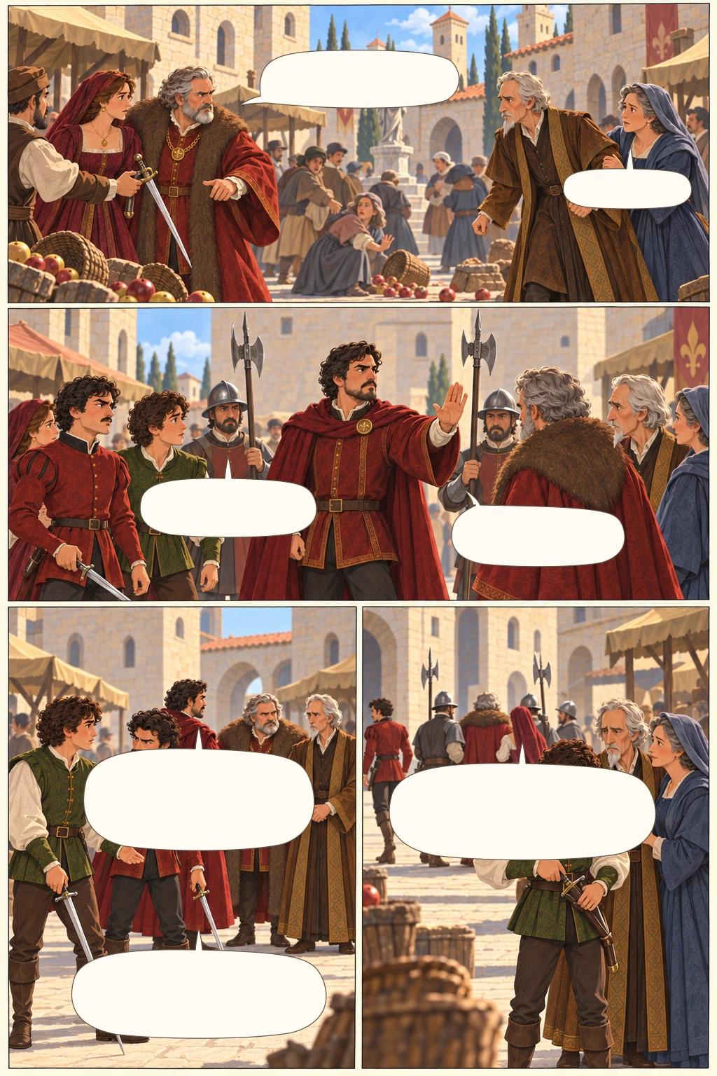 روميو وجولييت، صفحة مصورة 3: سيفي! مونتاغيو هنا!