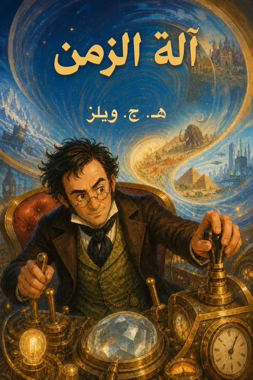 غلاف الطبعة المصورة من آلة الزمن