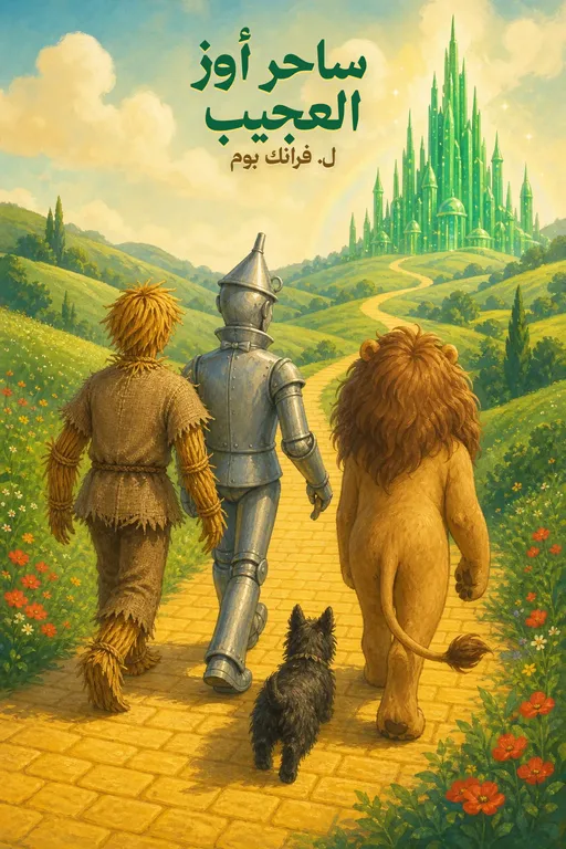 غلاف الطبعة المصورة من ساحر أوز العجيب