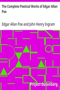 Cover of The Complete Poetical Works of Edgar Allan Poe Including Essays on Poetry