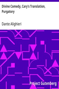 Cover of Divine Comedy, Cary's Translation, Purgatory