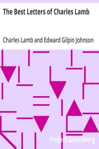 Cover of The Best Letters of Charles Lamb