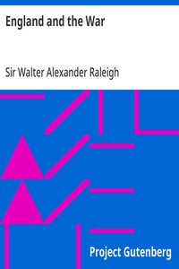 Cover of England and the War
