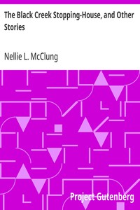 Cover of The Black Creek Stopping-House, and Other Stories