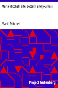 Cover of Maria Mitchell: Life, Letters, and Journals