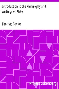 Cover of Introduction to the Philosophy and Writings of Plato
