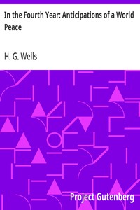 Cover of In the Fourth Year: Anticipations of a World Peace