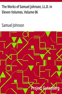 Cover of The Works of Samuel Johnson, LL.D. in Eleven Volumes, Volume 06 Reviews, Political Tracts, and Lives of Eminent Persons