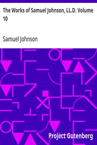 Cover of The Works of Samuel Johnson, LL.D. Volume 10 Parlimentary Debates I