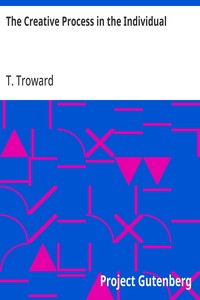 Cover of The Creative Process in the Individual