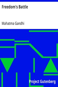 Cover of Freedom's Battle Being a Comprehensive Collection of Writings and Speeches on the Present Situation