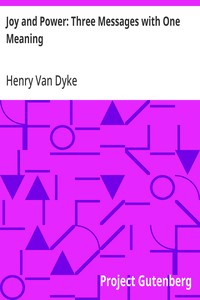 Cover of Joy and Power: Three Messages with One Meaning