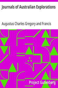 Cover of Journals of Australian Explorations