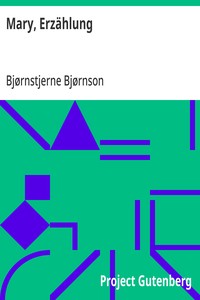 Cover of Mary, Erzählung