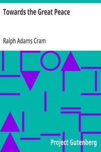 Cover of Towards the Great Peace