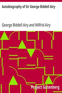 Cover of Autobiography of Sir George Biddell Airy