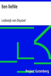Cover of Een liefde
