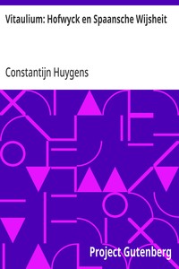 Cover of Vitaulium: Hofwyck en Spaansche Wijsheit