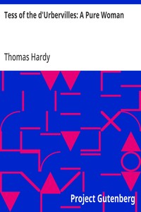 Cover of Tess of the d'Urbervilles: A Pure Woman