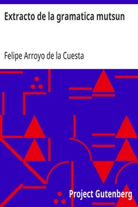 Cover of Extracto de la gramatica mutsun