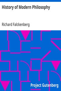 Cover of History of Modern Philosophy From Nicolas of Cusa to the Present Time