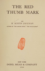 Cover of The Red Thumb Mark