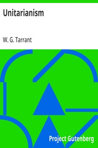Cover of Unitarianism