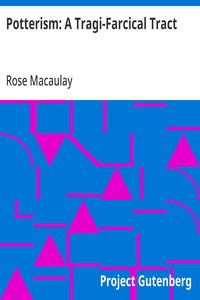 Cover of Potterism: A Tragi-Farcical Tract