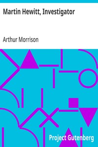 Cover of Martin Hewitt, Investigator