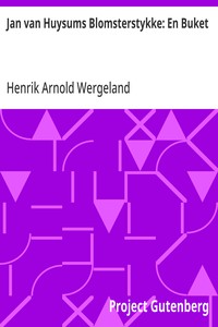 Cover of Jan van Huysums Blomsterstykke: En Buket