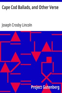 Cover of Cape Cod Ballads, and Other Verse