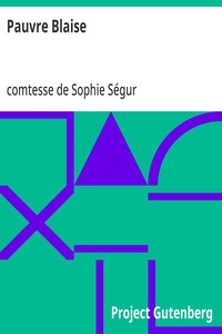 Cover of Pauvre Blaise