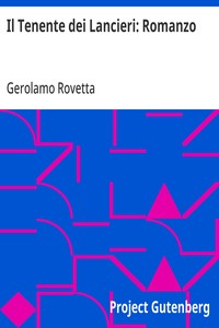 Cover of Il Tenente dei Lancieri: Romanzo