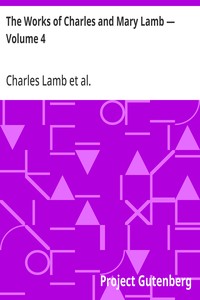 Cover of The Works of Charles and Mary Lamb — Volume 4 Poems and Plays