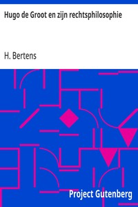 Cover of Hugo de Groot en zijn rechtsphilosophie