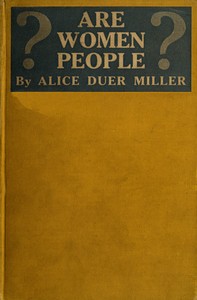 Cover of Are Women People? A Book of Rhymes for Suffrage Times
