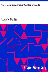 Cover of Sous les marronniers: Contes et récits