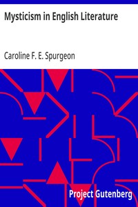 Cover of Mysticism in English Literature