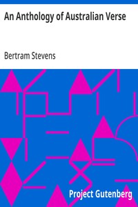 Cover of An Anthology of Australian Verse
