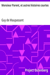 Cover of Monsieur Parent, et autres histoires courtes