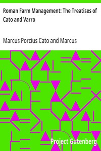 Cover of Roman Farm Management: The Treatises of Cato and Varro