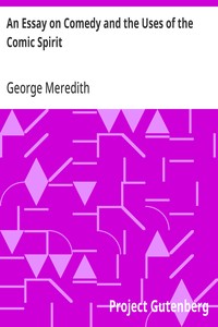 Cover of An Essay on Comedy and the Uses of the Comic Spirit