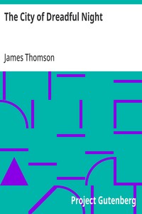 Cover of The City of Dreadful Night