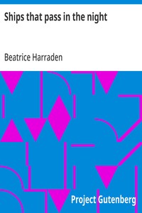 Cover of Ships that pass in the night