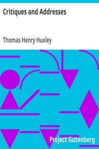 Cover of Critiques and Addresses