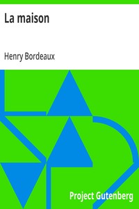 Cover of La maison